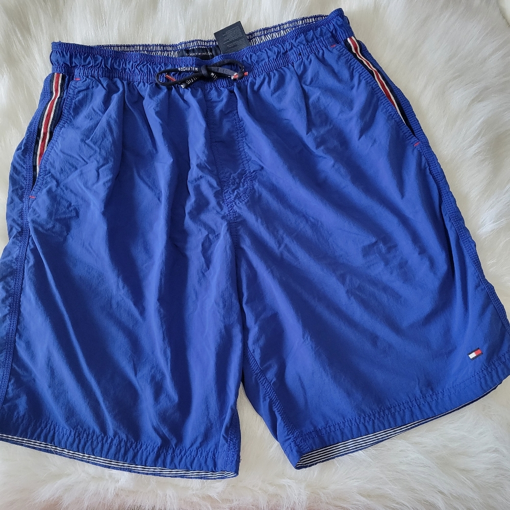 2/$30 Tommy Hilfiger Swim Shorts Bright Blue L Like New